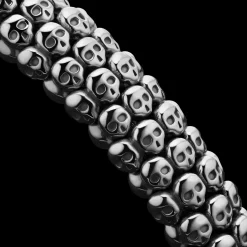 Caviar Skull Bracelet | 9mm