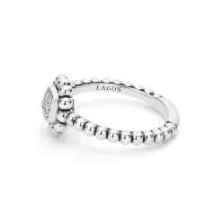 Caviar Square Diamond Ring