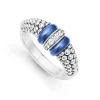 Ceramic and Diamond Caviar Ring