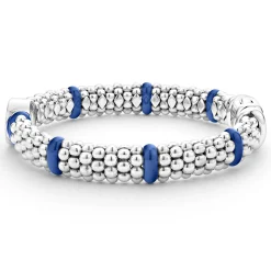 Ceramic and Diamond Circle Bracelet | 9mm