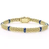 Ceramic and 18K Gold Caviar Bracelet | 6mm