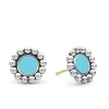 Ceramic Circle Stud Earrings