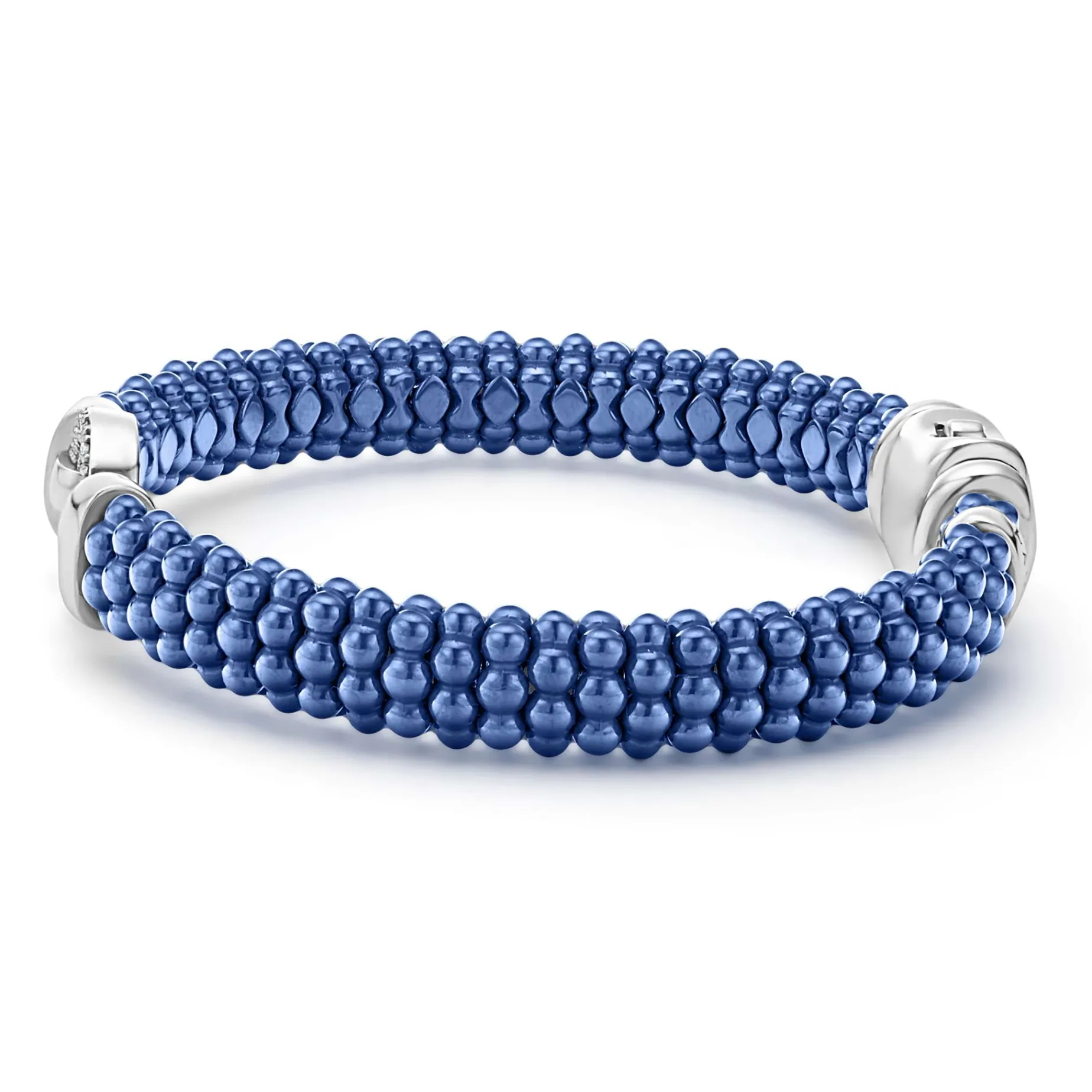 Ceramic Diamond Circle Bracelet | 9mm