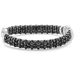 Ceramic Diamond Circle Bracelet | 9mm