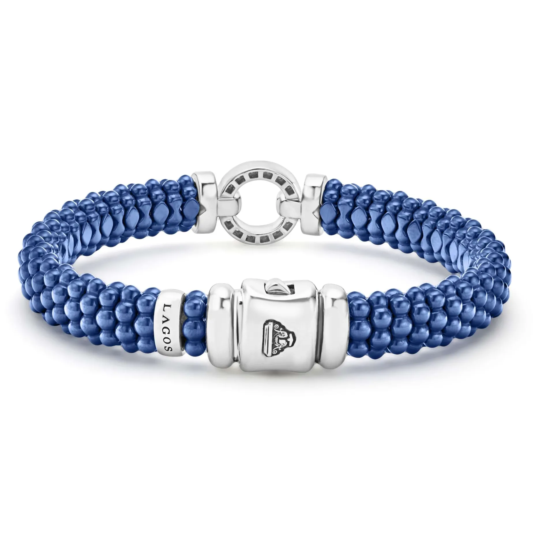 Ceramic Diamond Circle Bracelet | 9mm