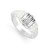 Ceramic Diamond Stacking Ring