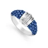 Ceramic Diamond Stacking Ring