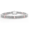 Ceramic Station Caviar Bracelet | 6mm