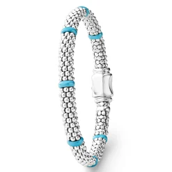 Ceramic Station Caviar Bracelet | 6mm