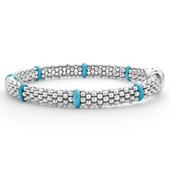 Ceramic Station Caviar Bracelet | 6mm