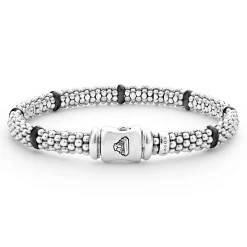 Ceramic Station Caviar Bracelet | 6mm