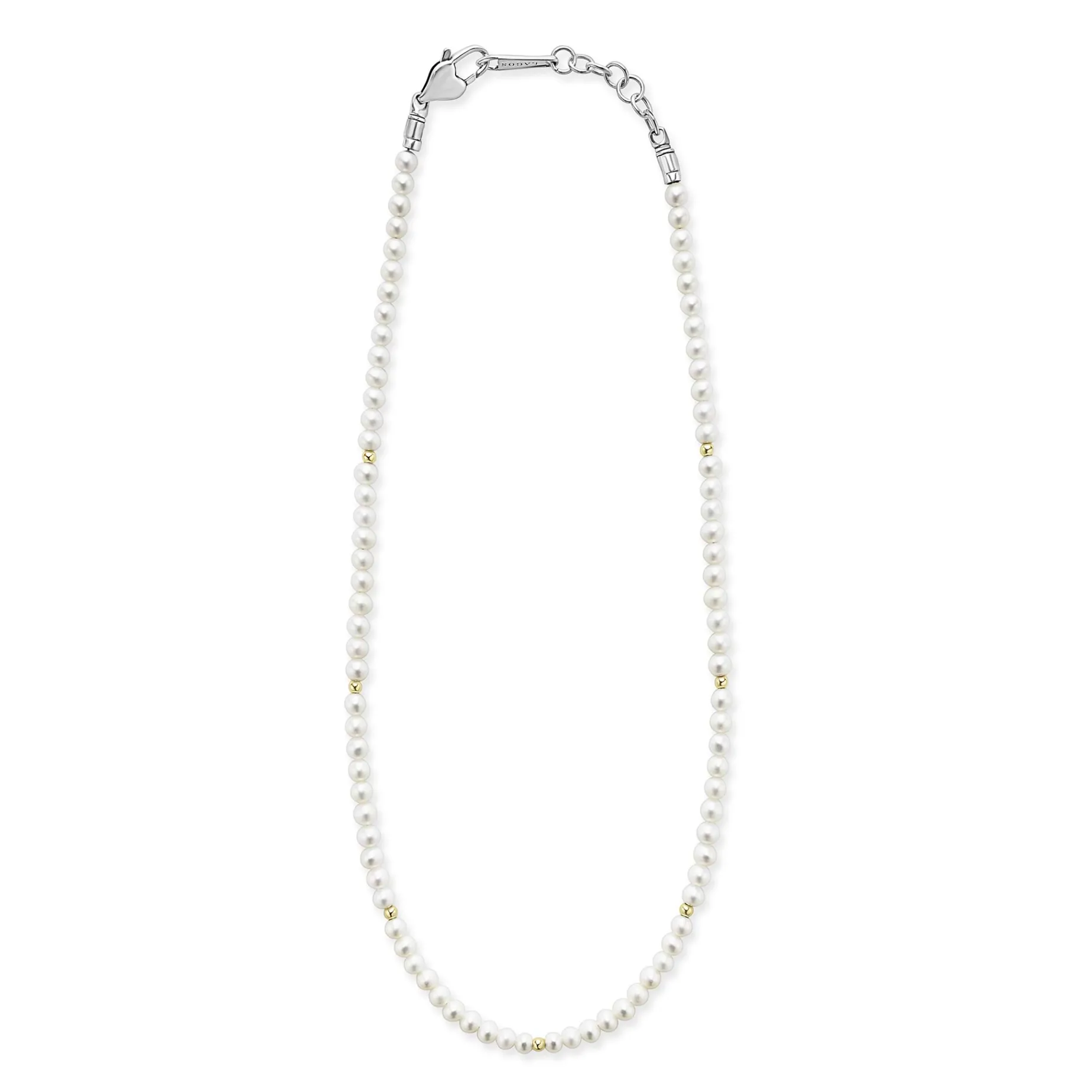 Childs First Gold Station Pearl Necklace