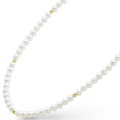 Childs First Gold Station Pearl Necklace