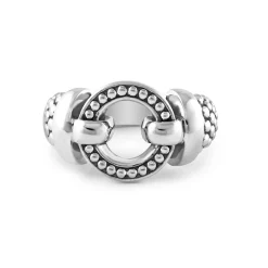 Circle Caviar Ring