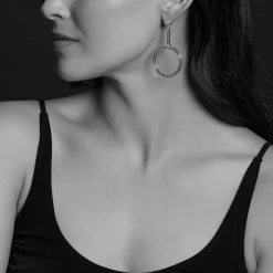 Circle Drop Earrings