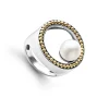 Circle Pearl Statement Ring