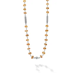 Citrine Beaded Necklace