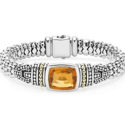Citrine Caviar Bracelet | 9mm