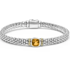 Citrine Caviar Bracelet | 6mm