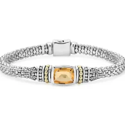 Citrine Caviar Bracelet | 6mm