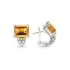 Citrine Huggie Earring