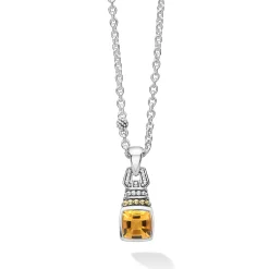 Citrine Pendant Necklace