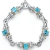 Classic Swiss Blue Topaz Bracelet