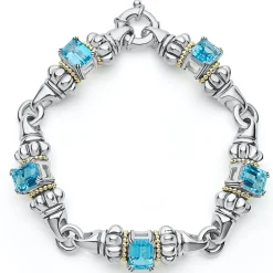 Classic Swiss Blue Topaz Bracelet