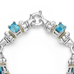 Classic Swiss Blue Topaz Bracelet