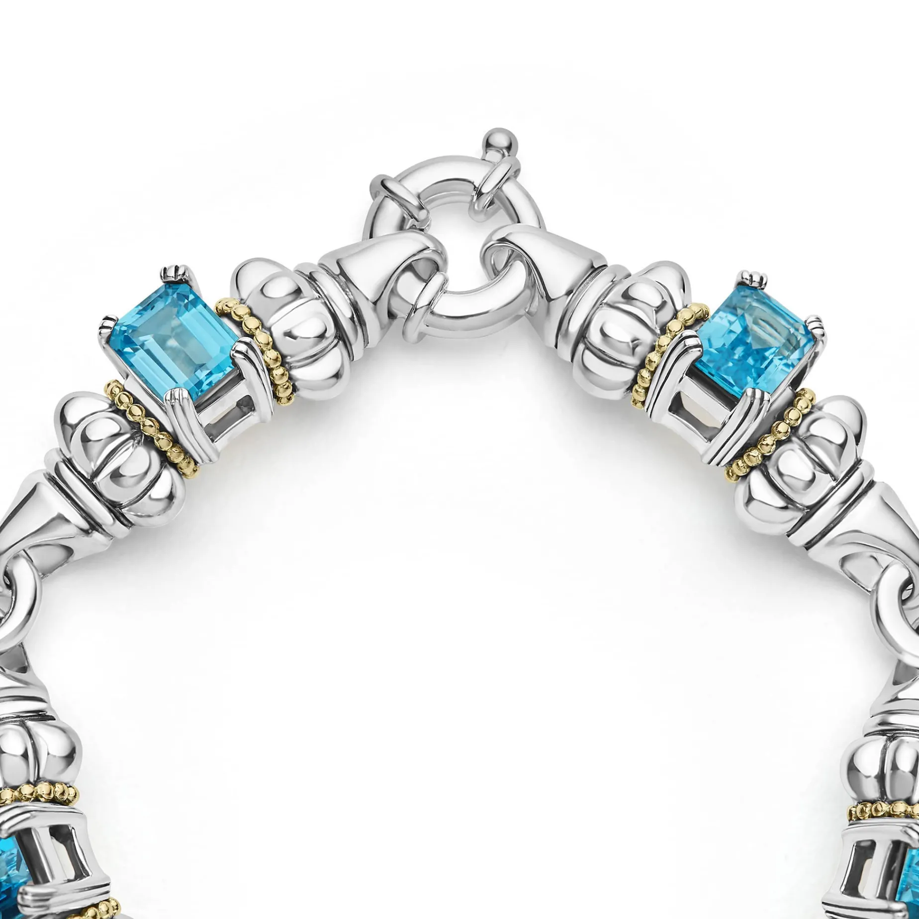 Classic Swiss Blue Topaz Bracelet