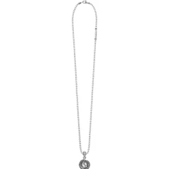 Coiled Serpent Amulet Necklace