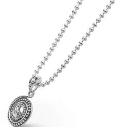 Coiled Serpent Amulet Necklace