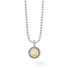 D Initial Charm Necklace