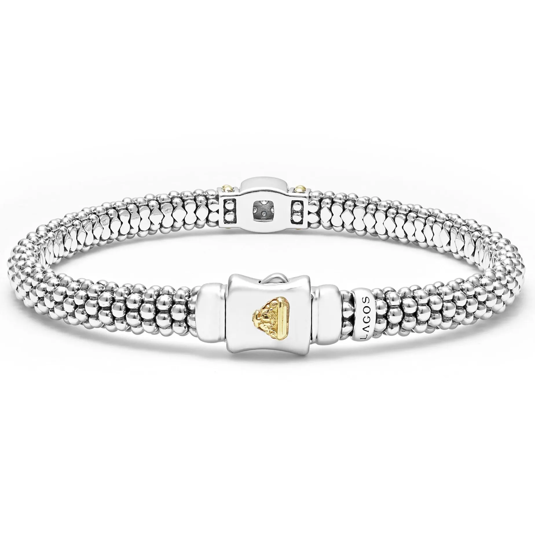 Diamond Caviar Bracelet | 6mm