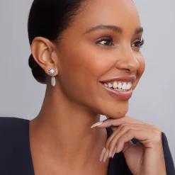 Diamond Drop Earrings
