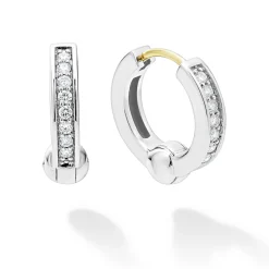 Diamond Huggie Earrings