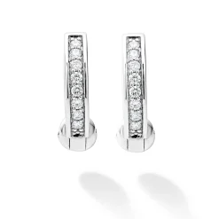 Diamond Huggie Earrings