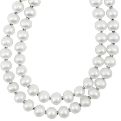 Double Strand Pearl Necklace