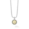 E Initial Charm Necklace