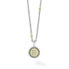 E Initial Diamond Charm Necklace