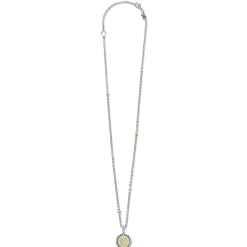E Initial Diamond Charm Necklace