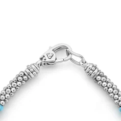 Eight Ceramic Station Beaded Bracelet | 5mm