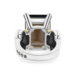 Extra Large Emerald-Cut Smokey Quartz Ring