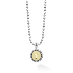 F Initial Charm Necklace