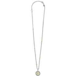F Initial Diamond Charm Necklace