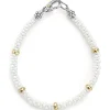 Five Gold Station Ceramic Bracelet | 5mm
