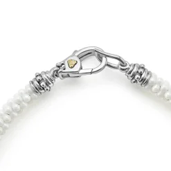 Five Gold Station Ceramic Bracelet | 5mm