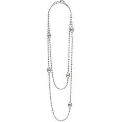 Five Station Open Pyramid Necklace