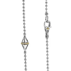 Five Station Open Pyramid Necklace