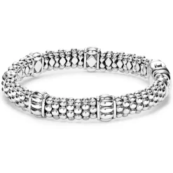 Fluted Beaded Bracelet | 9mm